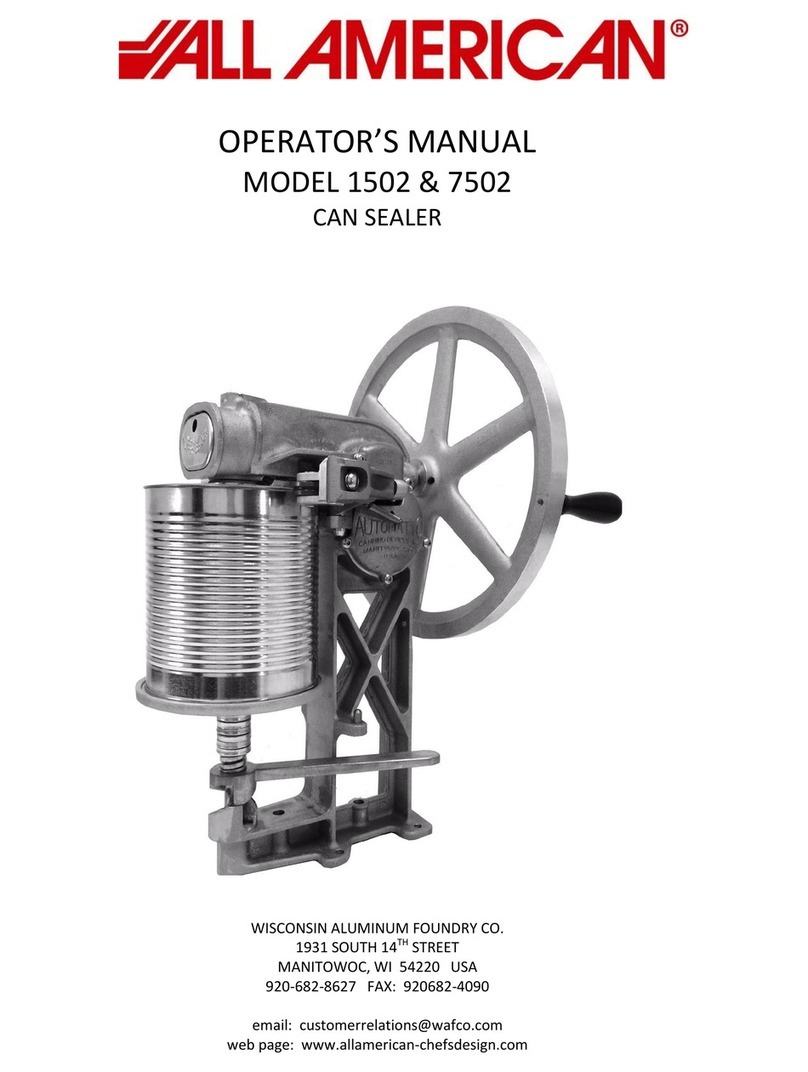 All American 1502 User manual