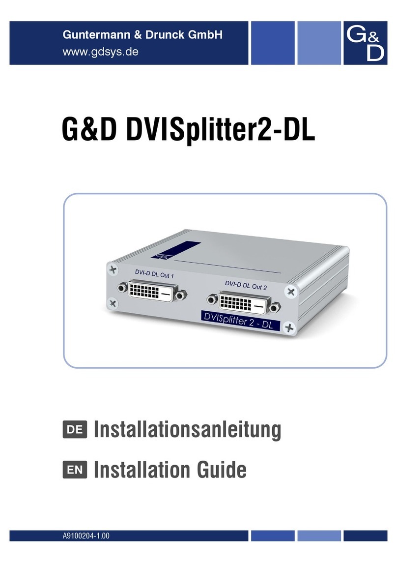 G&D DVISplitter2-DL installation guide