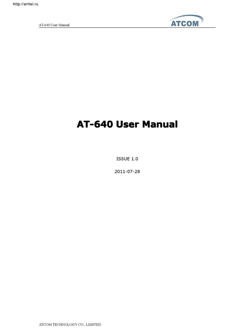 ATCOM AT-640 User manual ATCOM AT-640 User manual