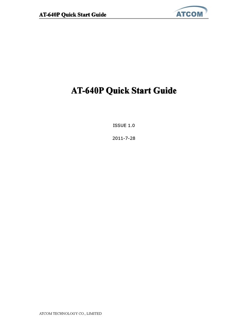 ATCOM AT-640P quick start guide