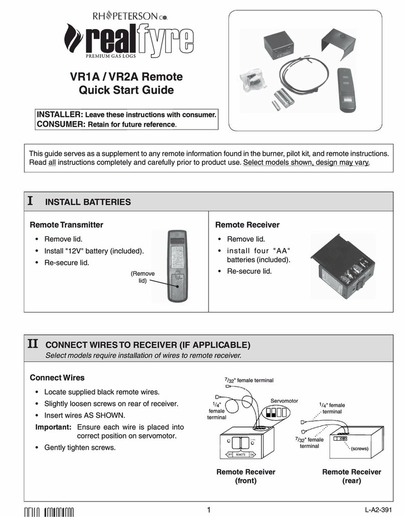 Real Fyre VR1 A quick start guide