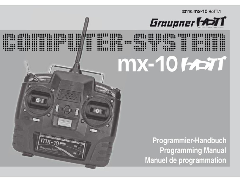 GRAUPNER MX-101 HOTT Owner's manual