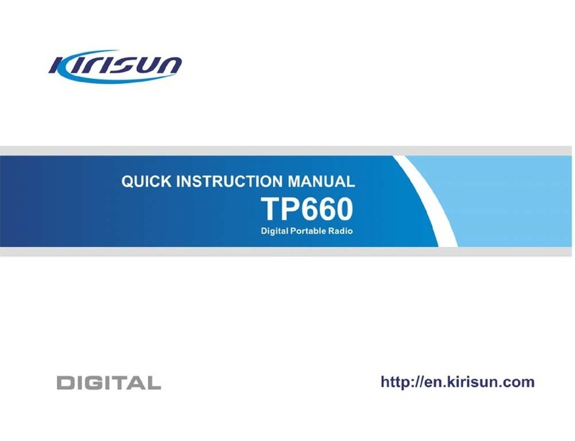 Kirisun TP660 Quick instruction manual