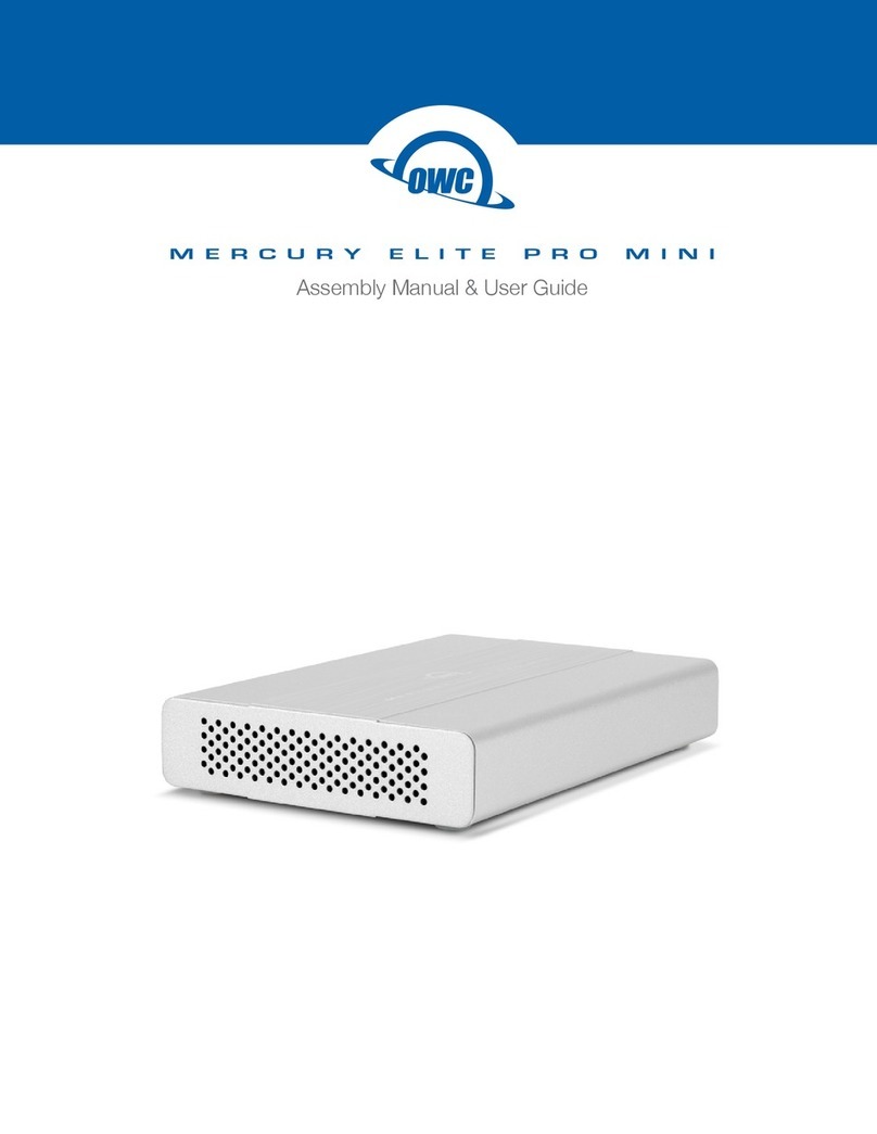 OWC Mercury Elite Pro Dual mini Assembly manual & user guide