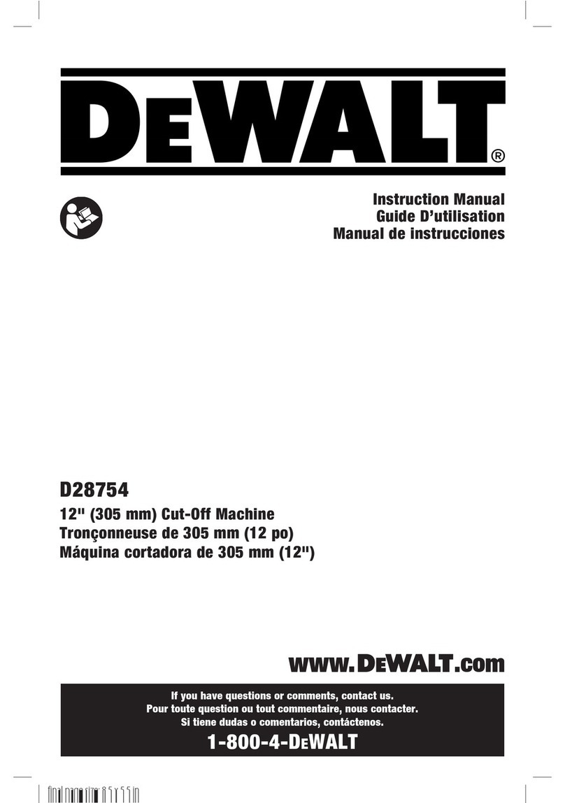 DeWalt D28754 User manual