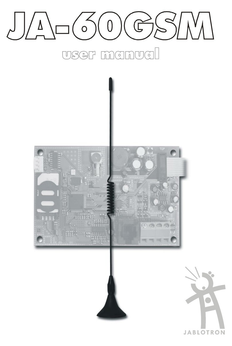 jablotron JA-60GSM User manual