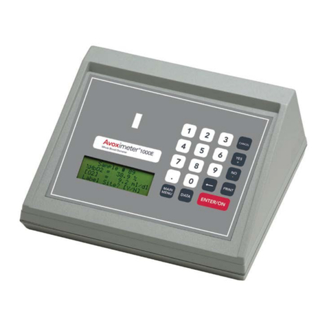 Accriva avoximeter 1000E Operator's manual
