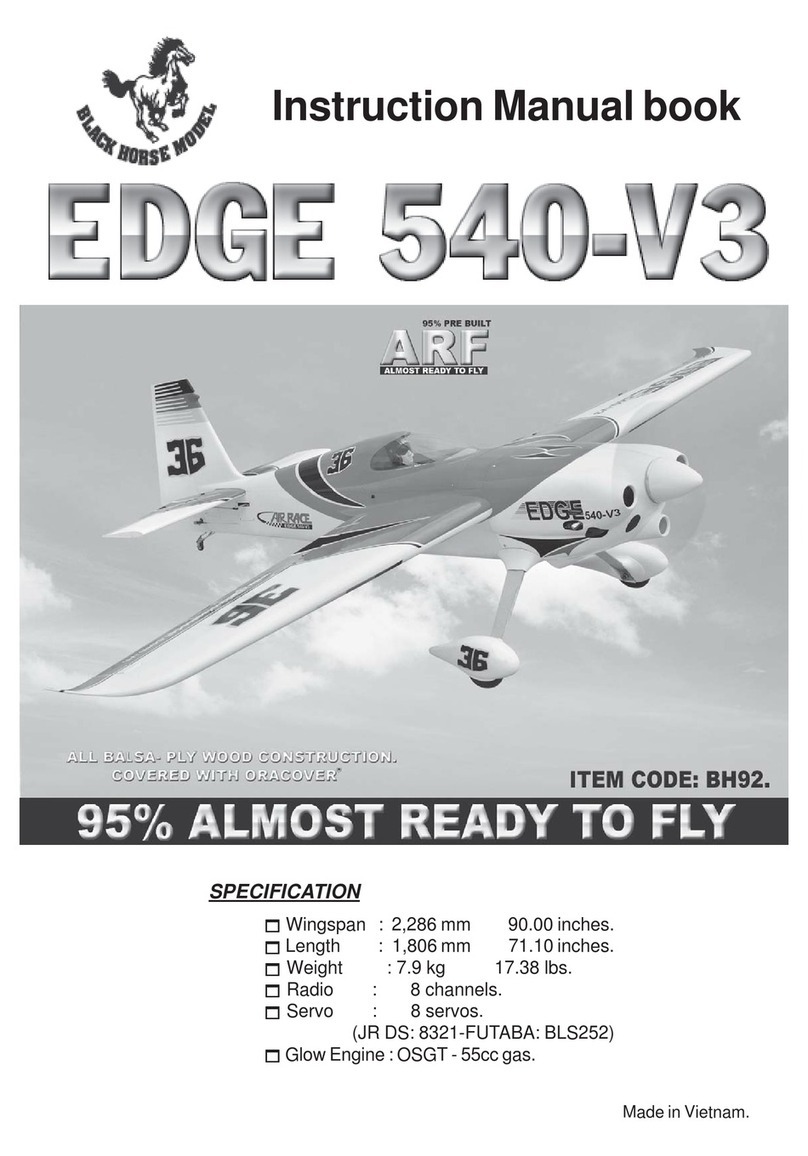 Black Horse Model Edge 540-V3 instruction manual