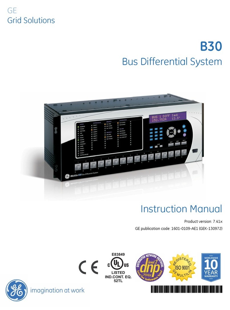 GE b30 instruction manual