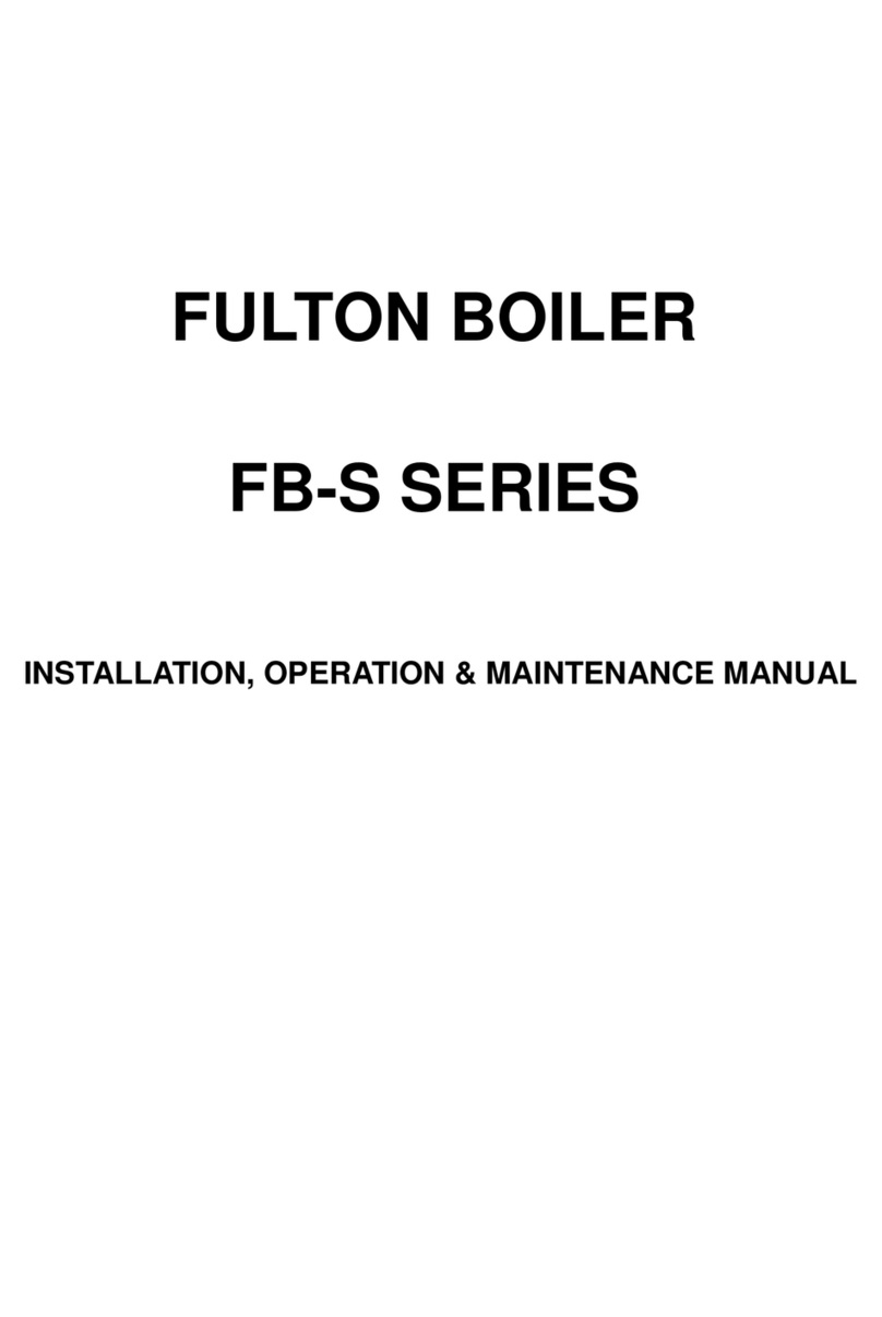 FULTON FB-S series Installation, operation & maintenance manual