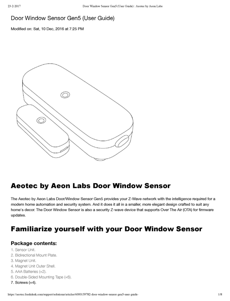 A-EON AEOTEC GEN5 User manual