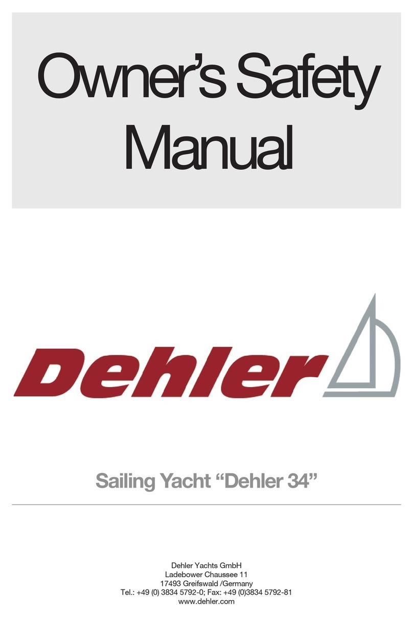 Dehler 34 Owners &  safety manual