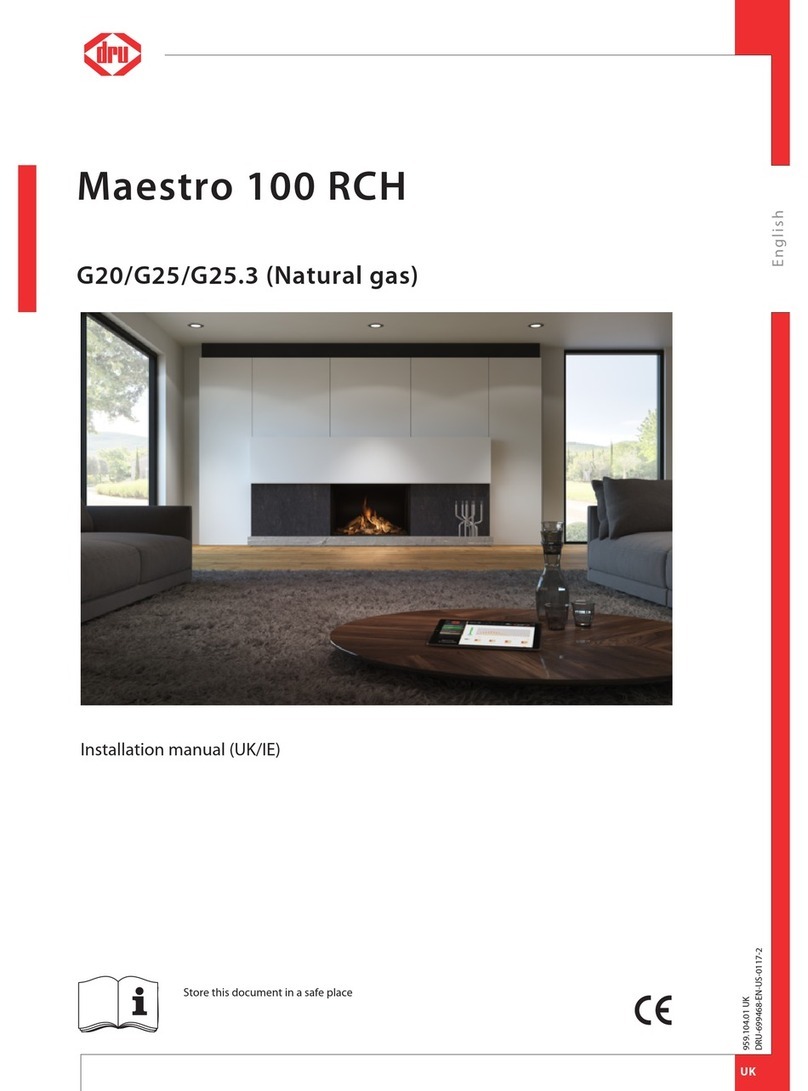 Dru maestro 100 RCH G20 installation manual