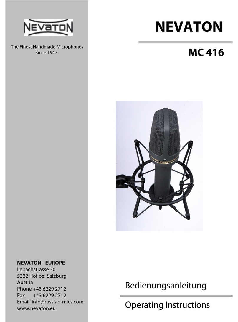 NEVATON MC 416 operating instructions