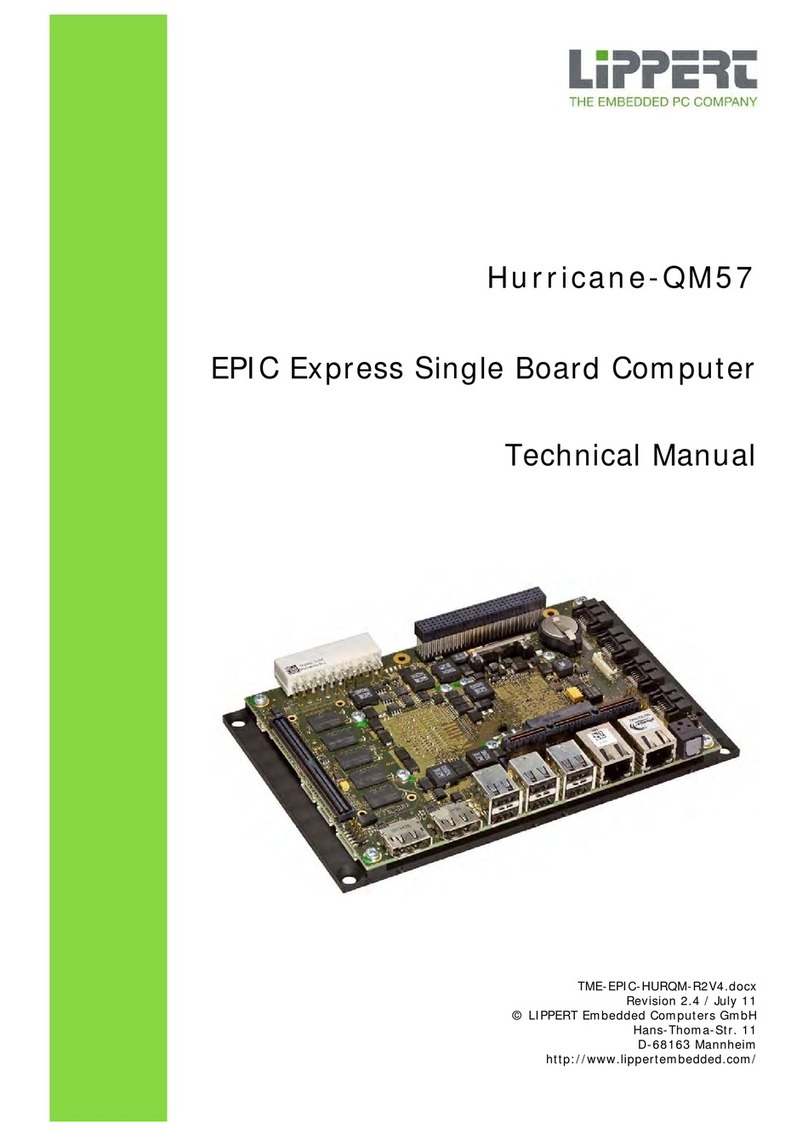 LiPPERT Embedded Hurricane-QM57 Technical manual