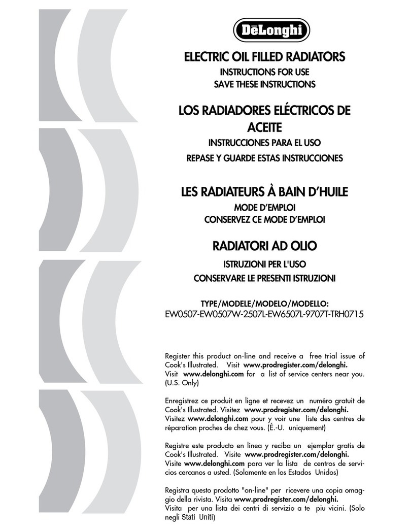 DèLonghi EW0507 User manual