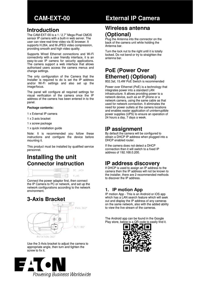 Eaton CAM-EXT-00 User manual