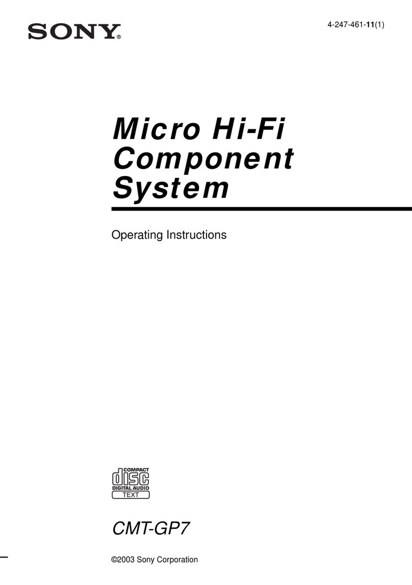 Sony GMT-GP7 User manual