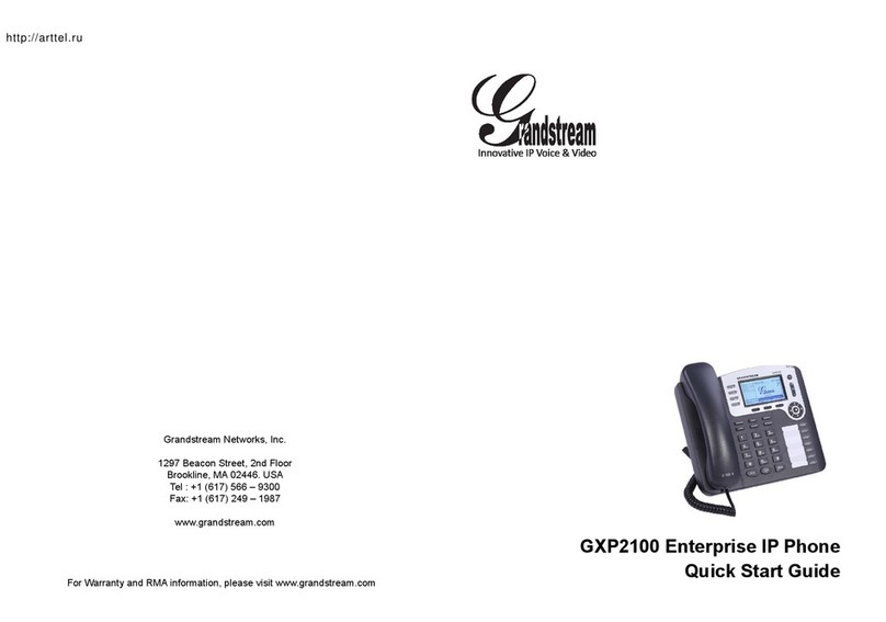Grandstream Networks GXP2100 User manual