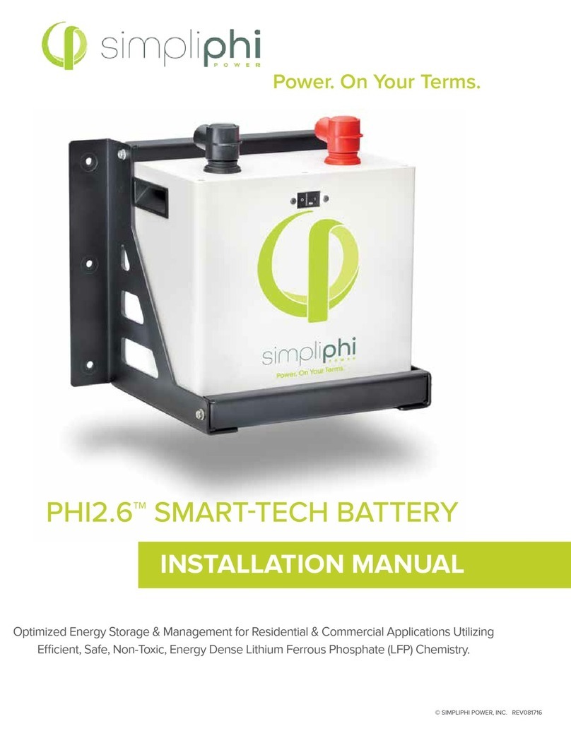 SimpliPhi PHI2.6 installation manual