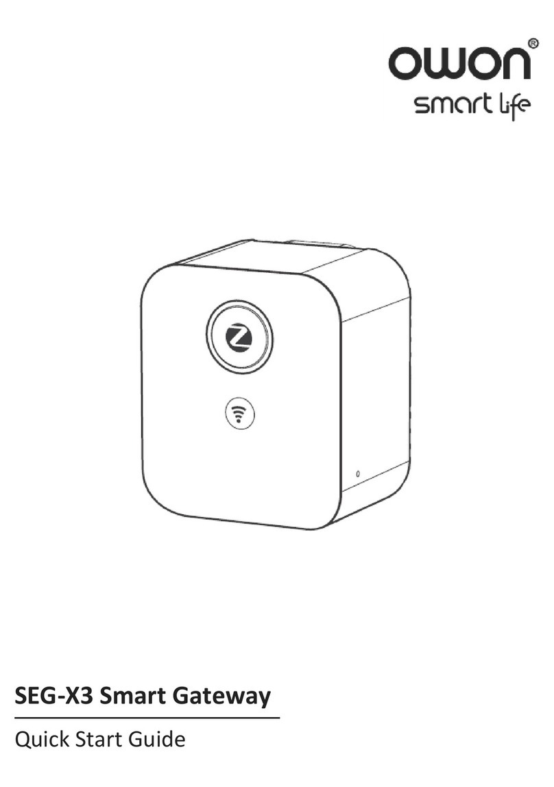 Owon SEG-X3 quick start guide