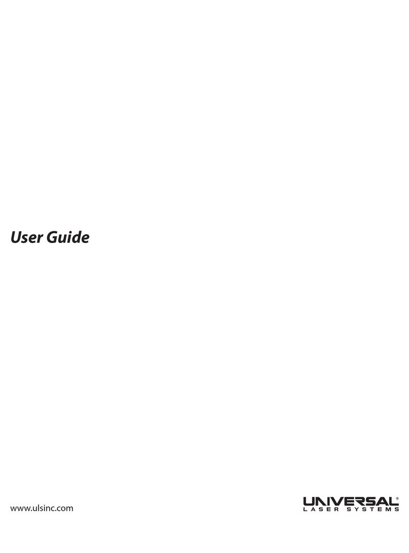 Universal Laser Systems VLS3.60 User manual