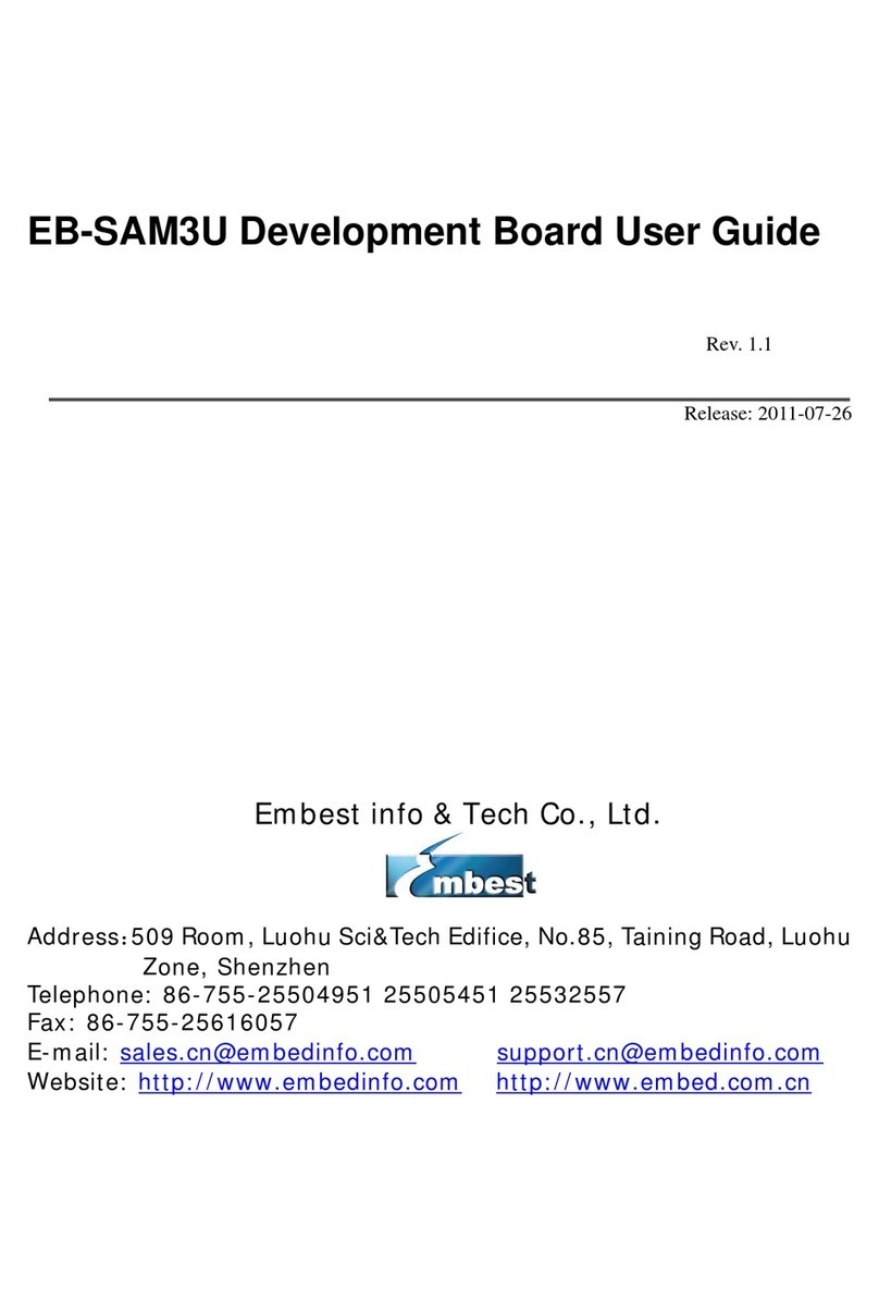 Embest EB-SAM3U User manual Embest EB-SAM3U User manual