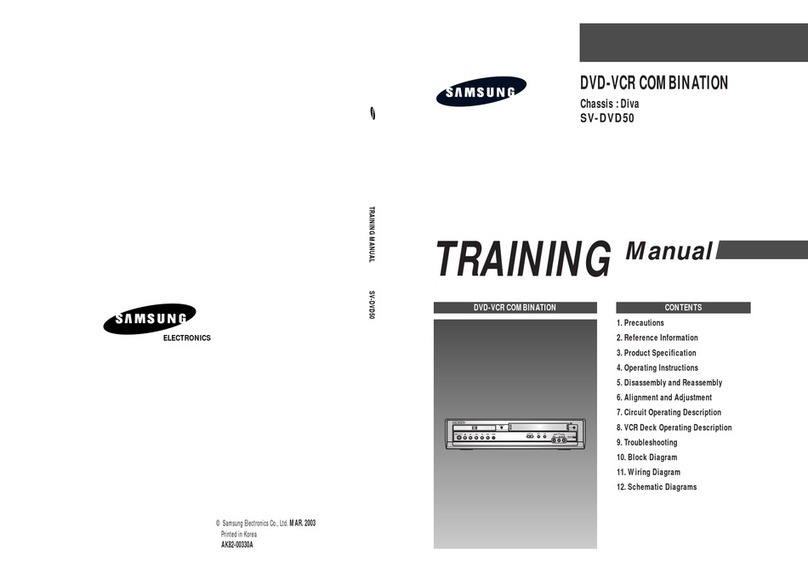Samsung SV-DVD50 Training manual