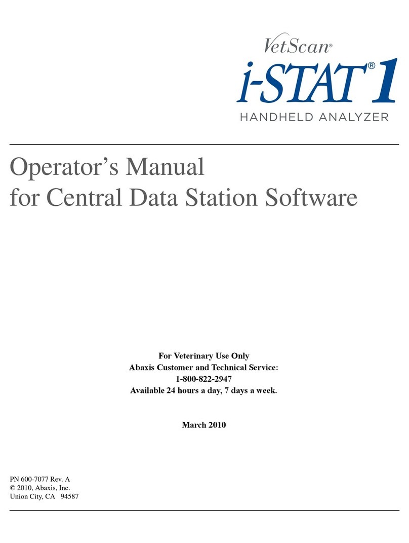 VetScan i-STAT 1 Operator's manual