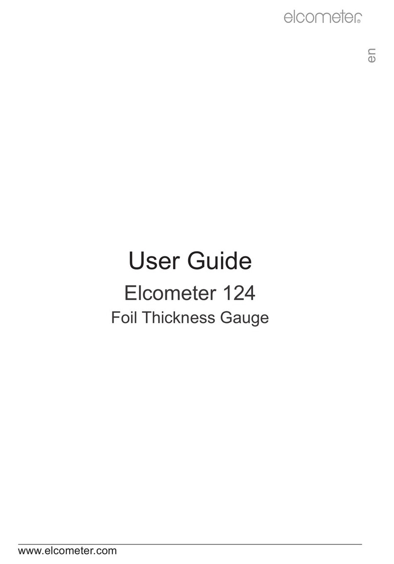 Elcometer 124 User manual