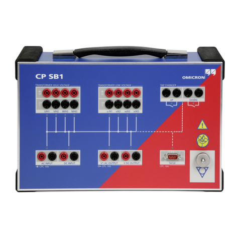 Omicron CP SB1 user manual