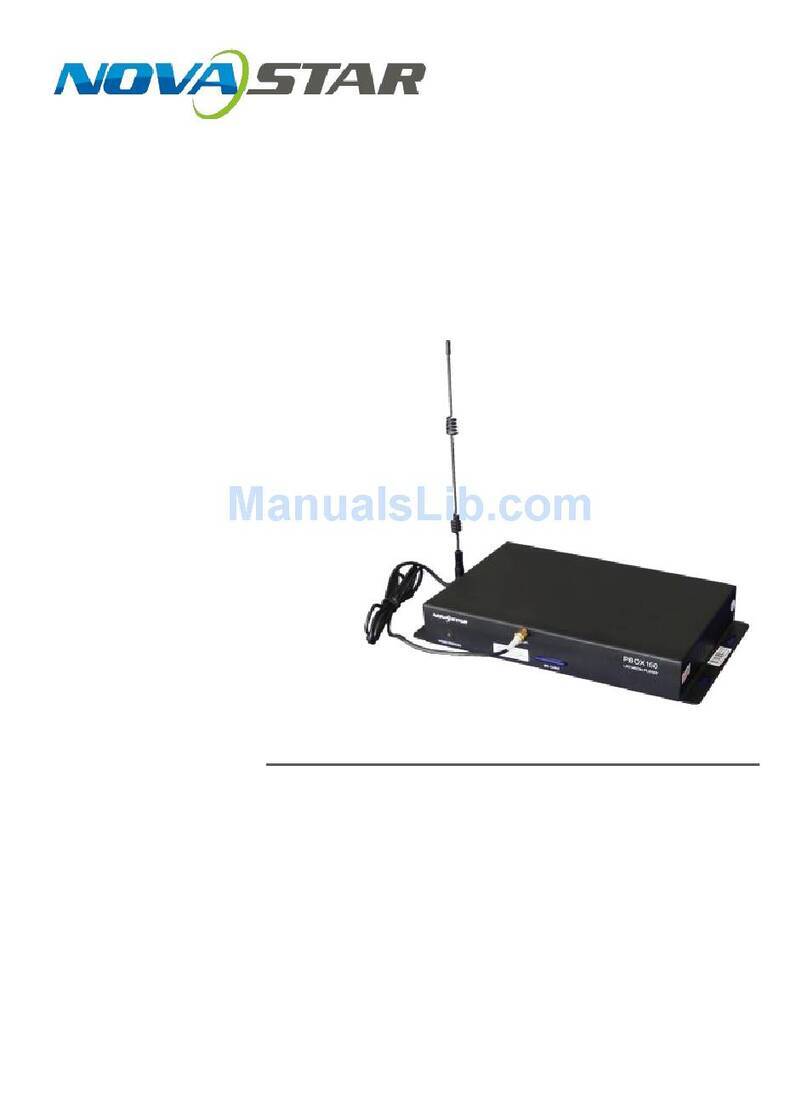 NovaStar PBOX150 User manual NovaStar PBOX150 User manual