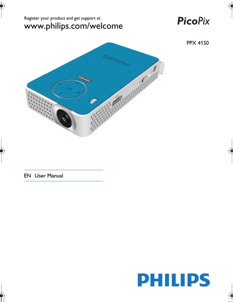 Philips picopix PPX 4150 user manual