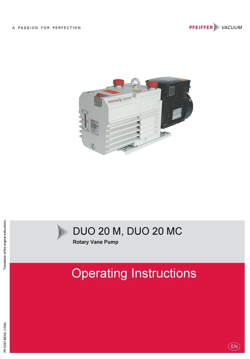 Pfeiffer DUO 20 M operating instructions Pfeiffer DUO 20 M operating instructions