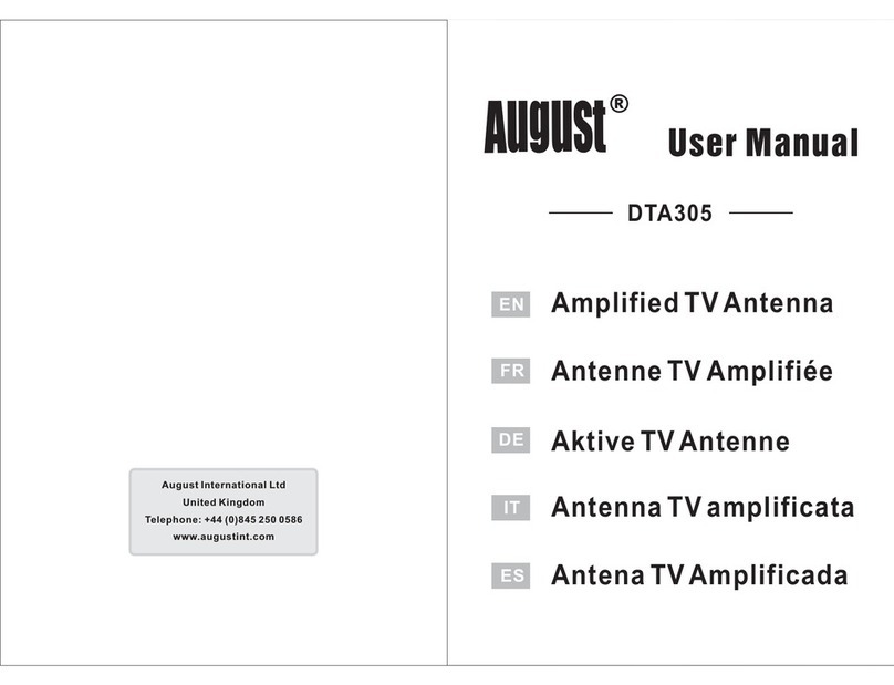 August DTA305 user manual