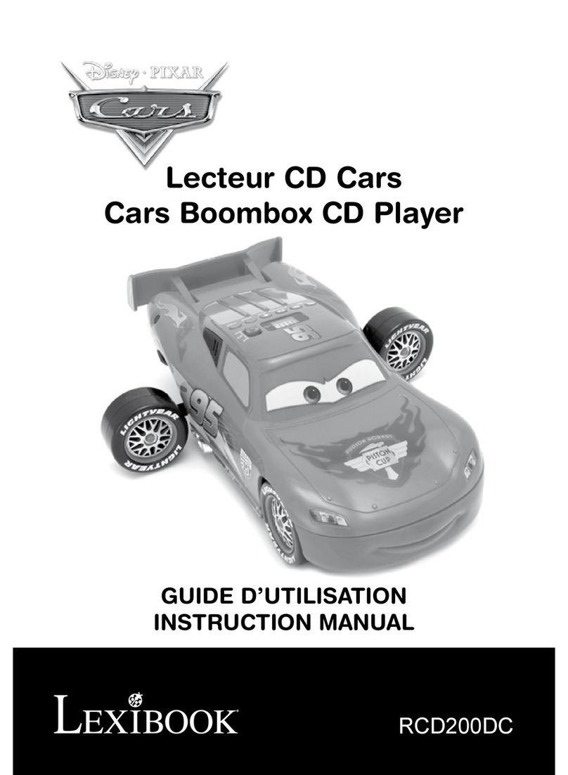 LEXIBOOK RCD200DC instruction manual