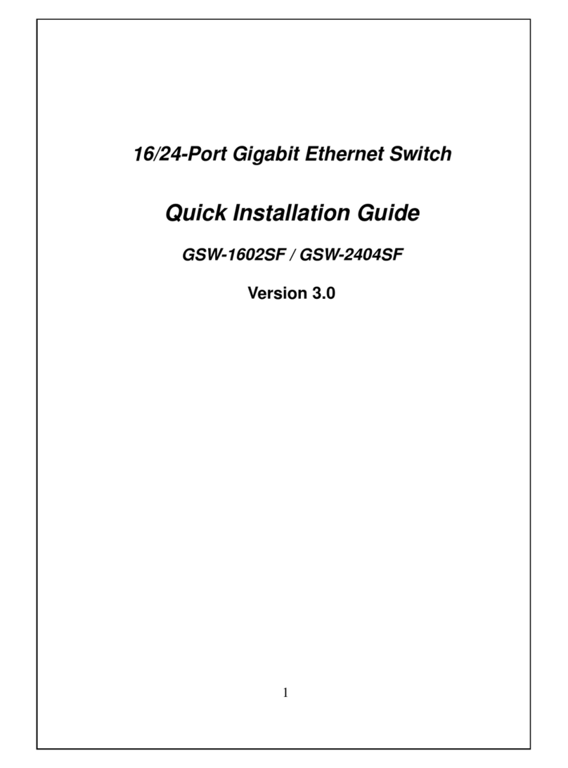 Planet GSW-1602SF User manual