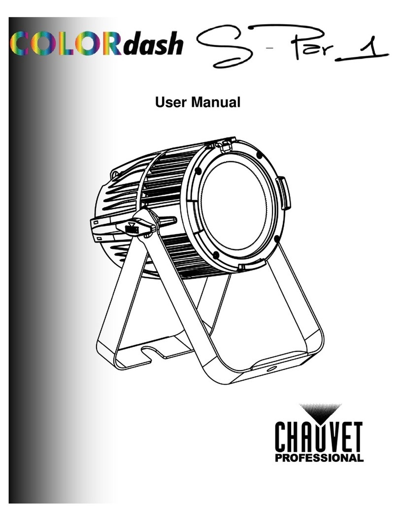 Chauvet COLORDASH S-PAR 1 User manual