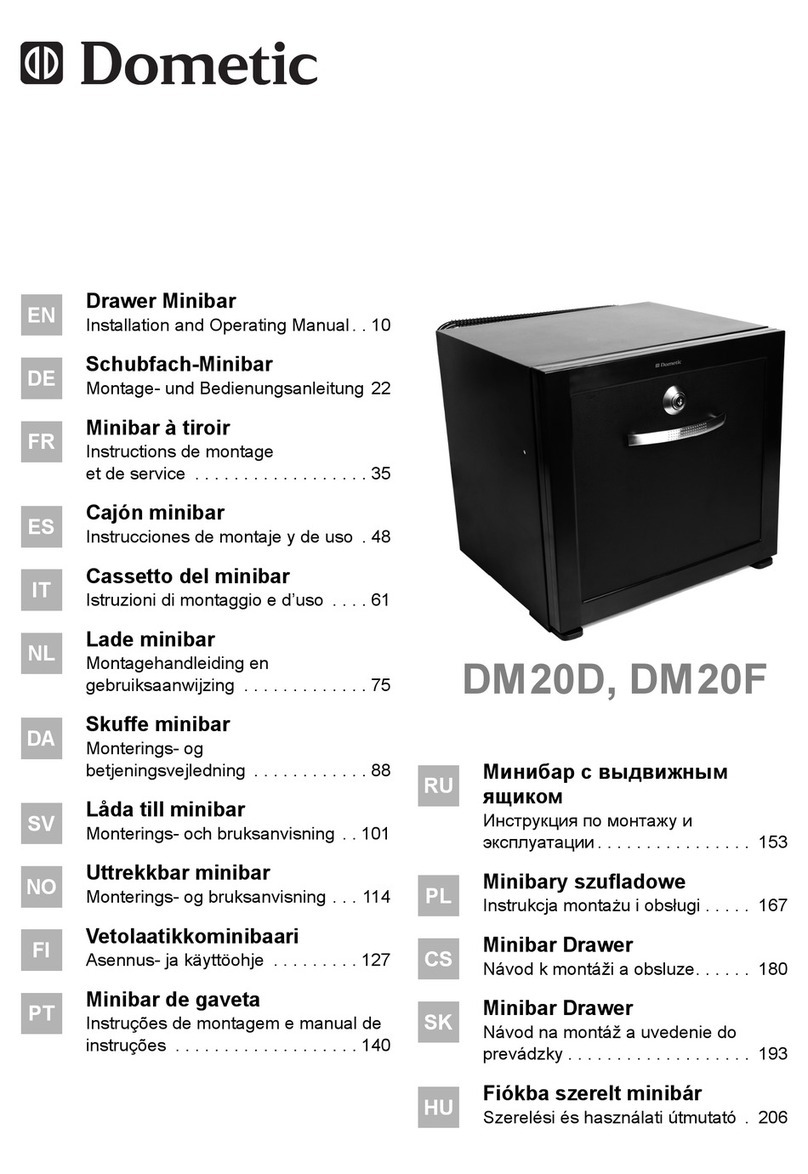 Dometic DM20F User manual Dometic DM20F User manual