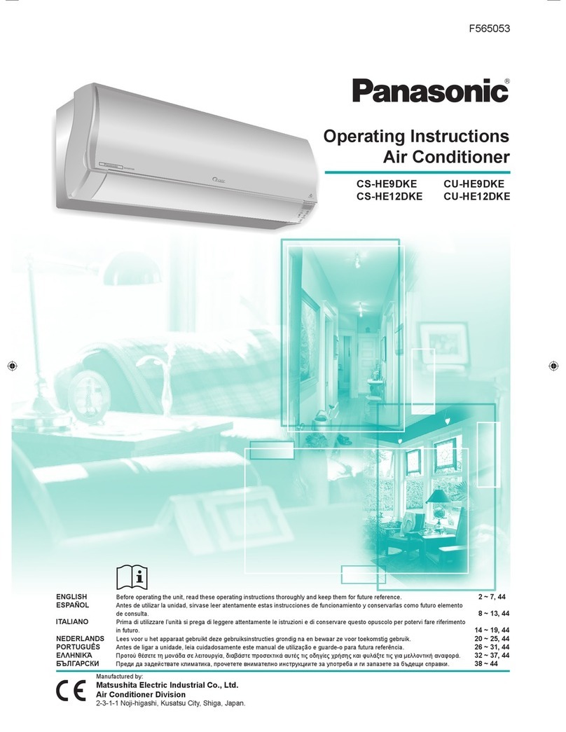 Panasonic CS-HE9DKE User manual