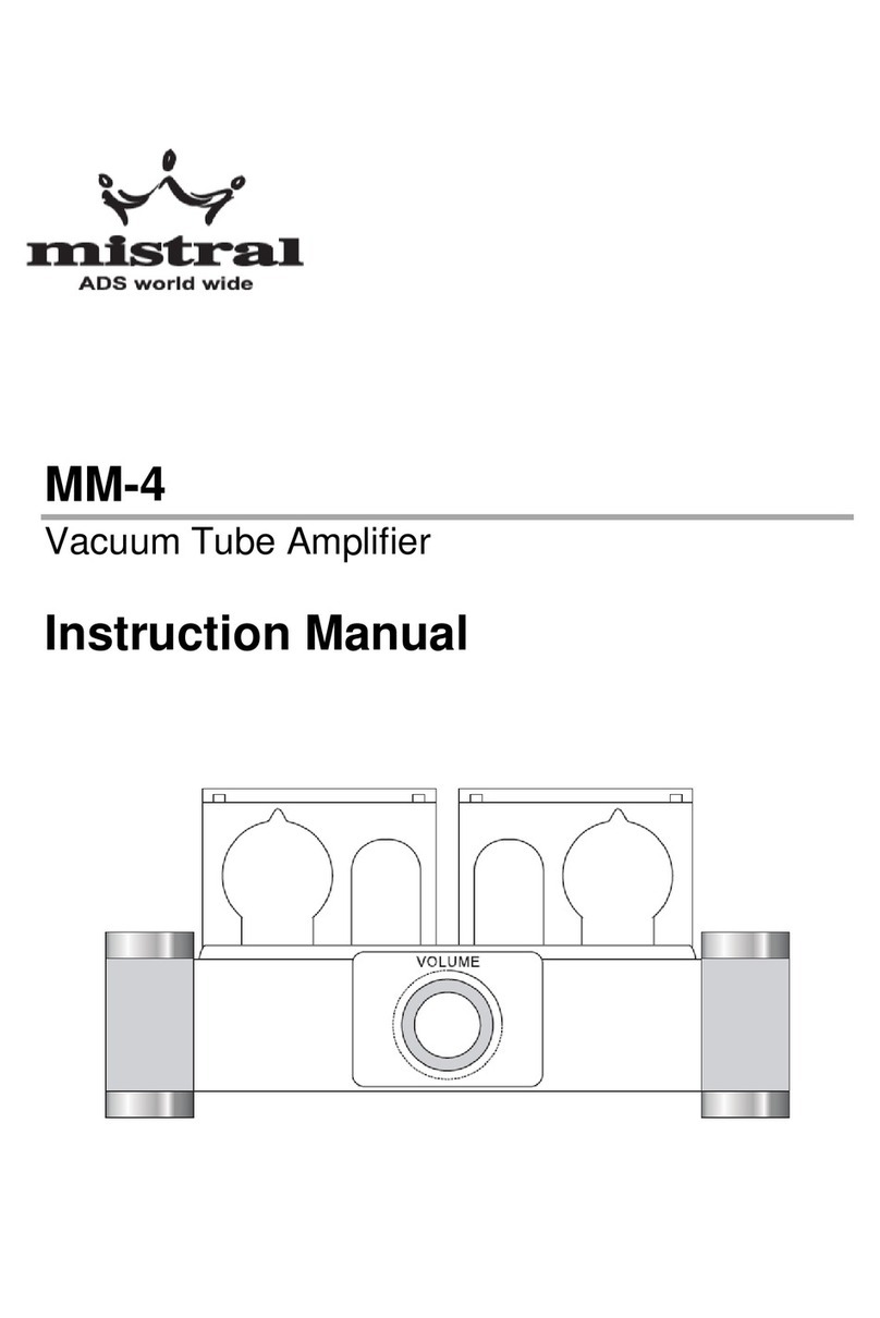 Mistral MM-4 instruction manual