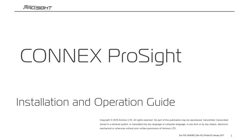Connex ProSight Installation and operation guide
