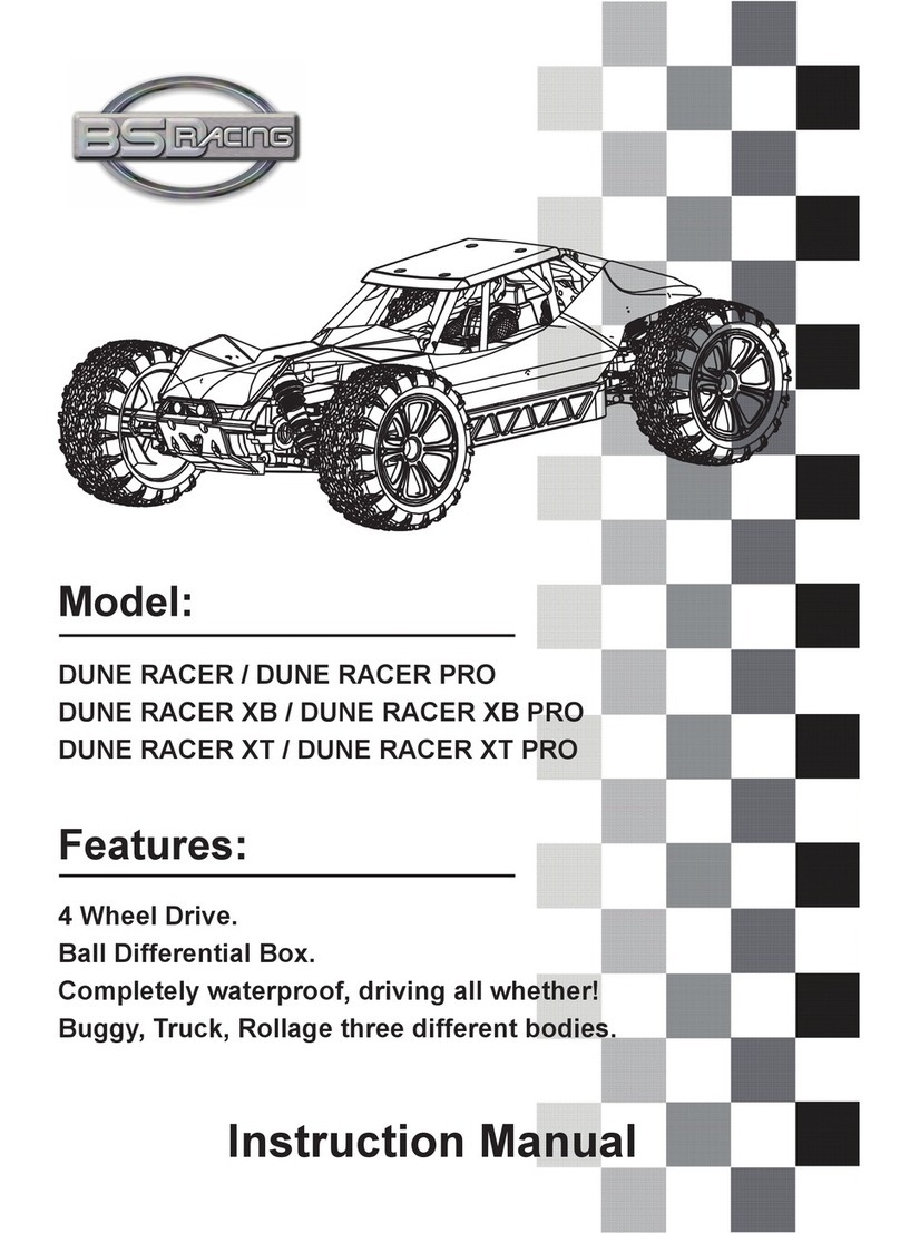 BS RACING DUNE RACER instruction manual