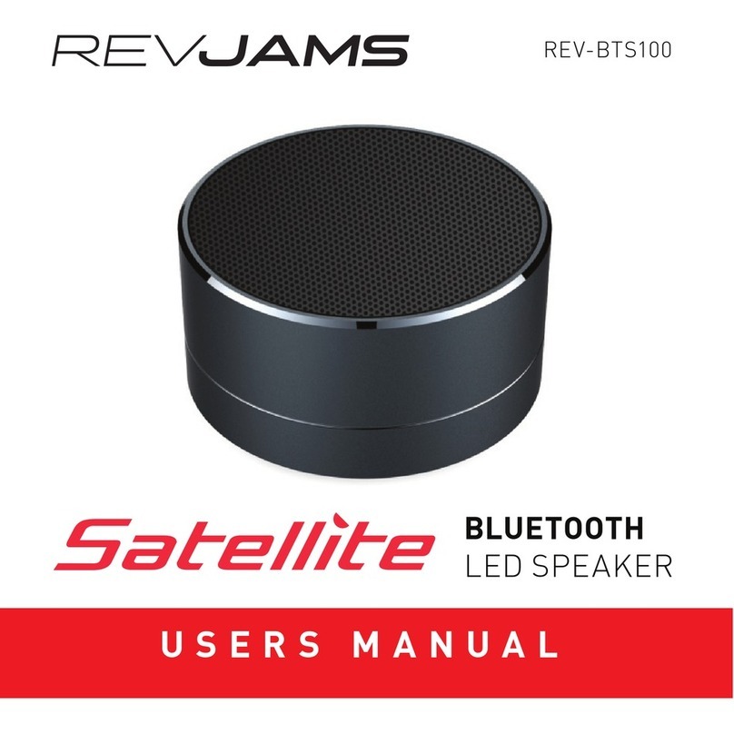 RevJams REV-BTS100 user manual