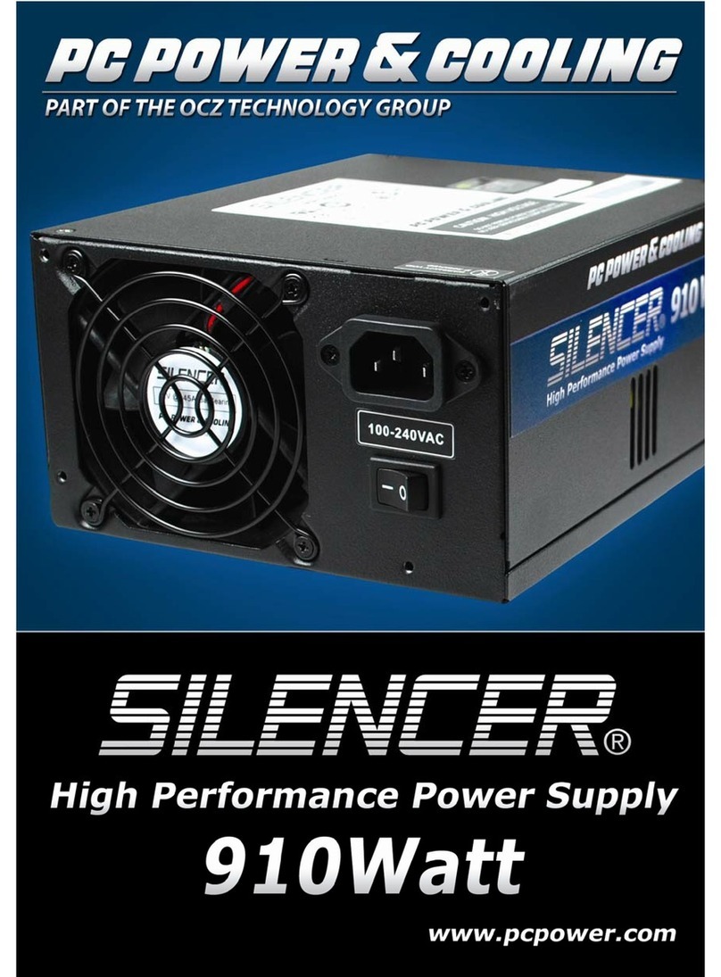 PC Power & Cooling silencer user manual