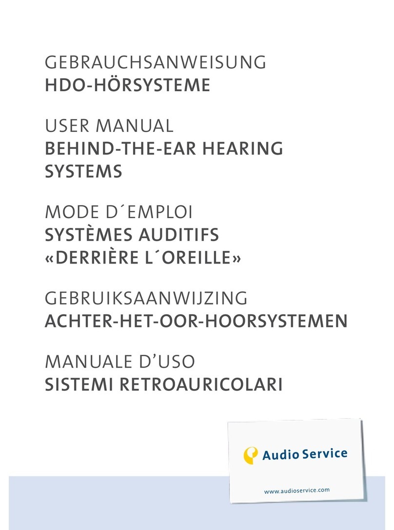 Audio Service XS user manual