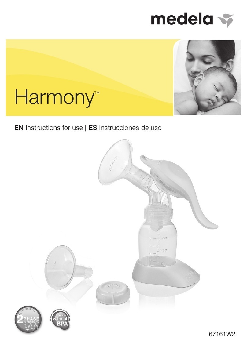 Medela harmony 67161W2 User manual