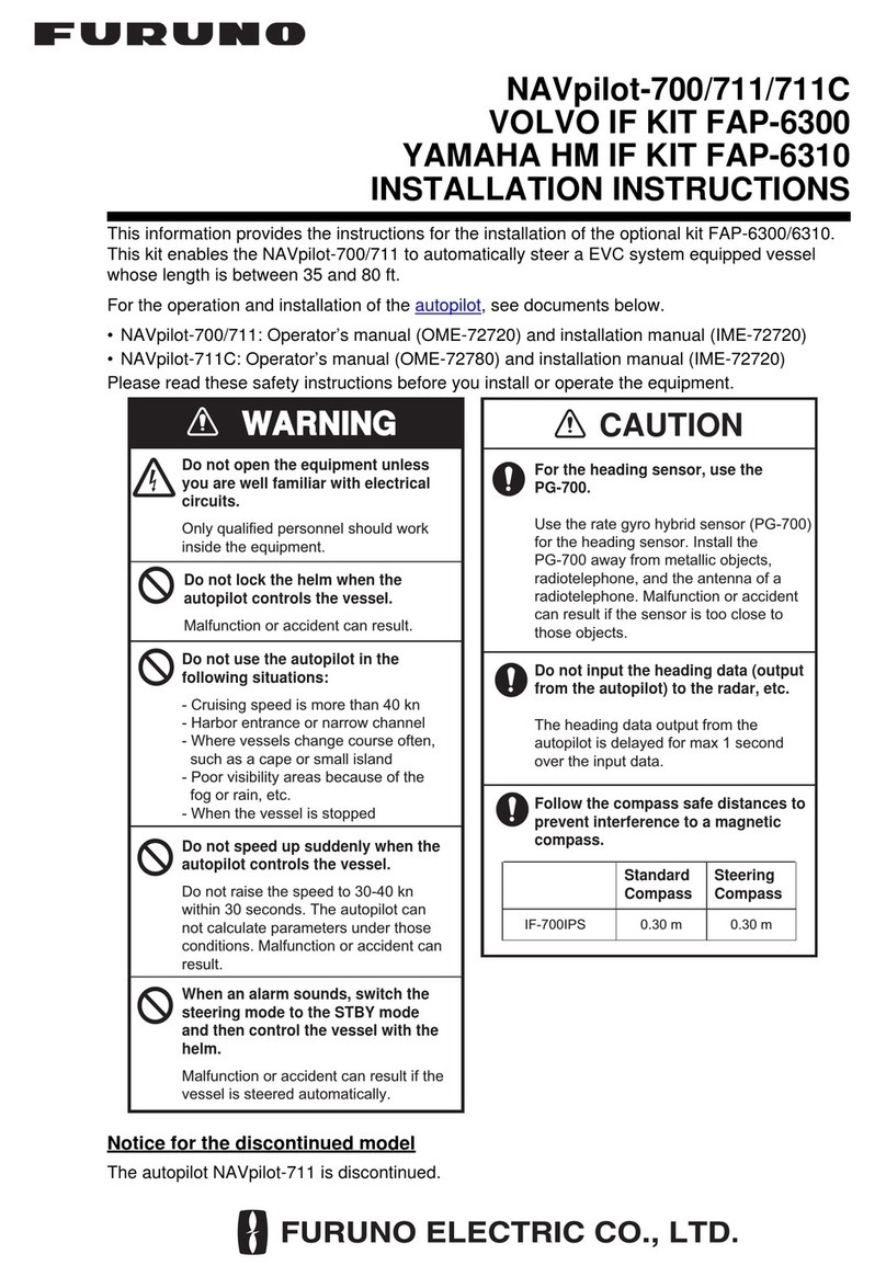 Furuno NAVpilot-700 User manual