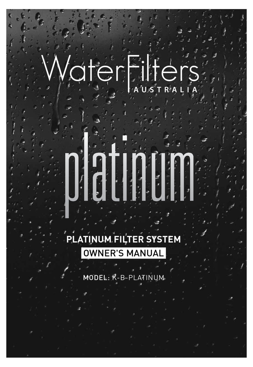 Water Filters Australia K-B-PLATINUM owner's manual
