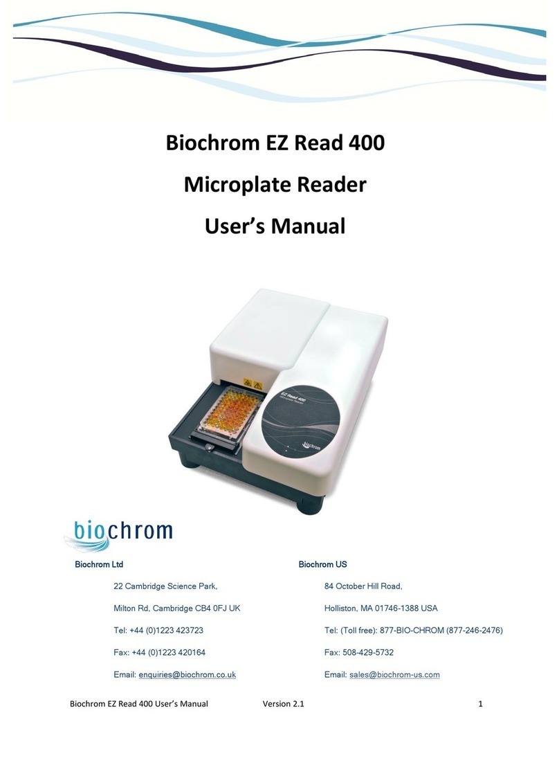 biochrom EZ Read 400 User manual